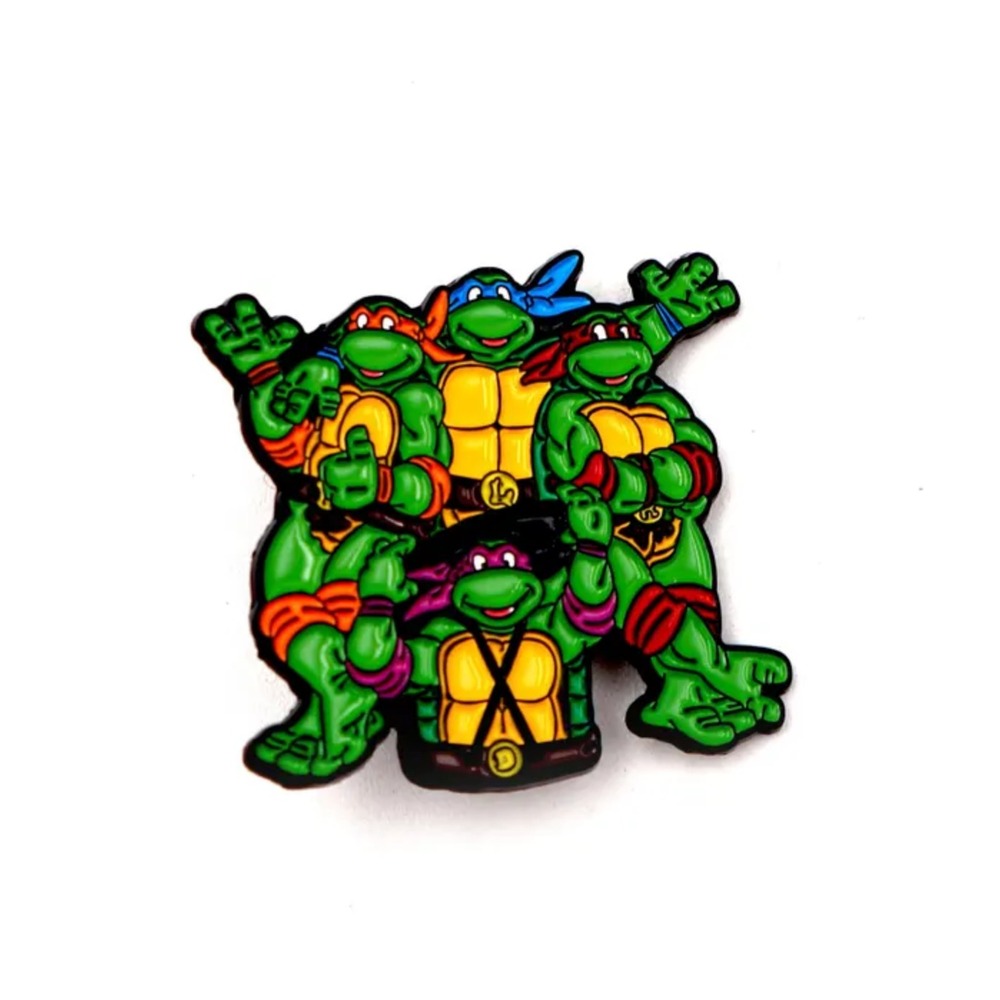 Teenage Mutant‎ Ninja Turtles TMNT Enamel Pin Cartoon Retro Nostalgia Accessory